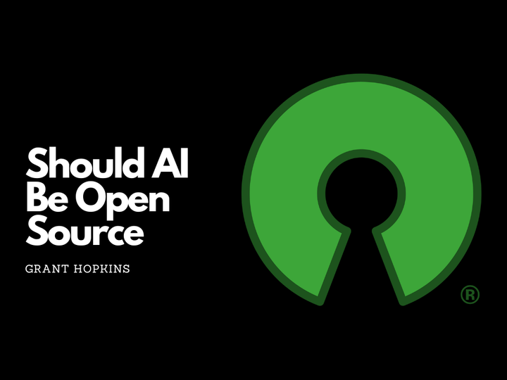 Should AI be open source?